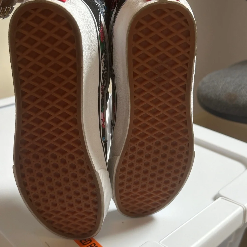 Vans Classic Black and White High-Tops - Picture 7 of 8